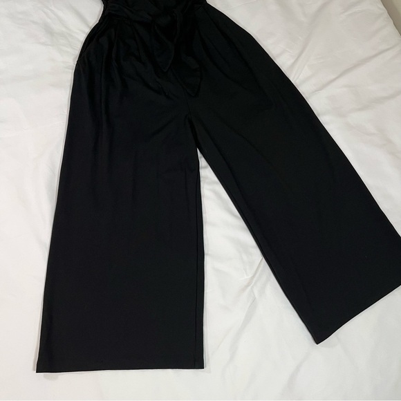 Anthropologie Black Halter Jumpsuit - Picture 4 of 14